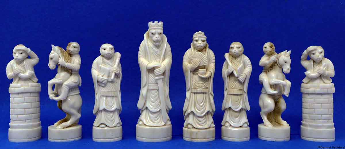 Antler Monkey Chess Set