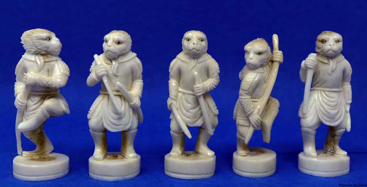 Antler Monkey Chess Set