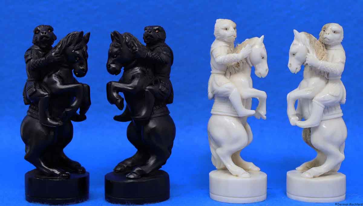 Antler Monkey Chess Set