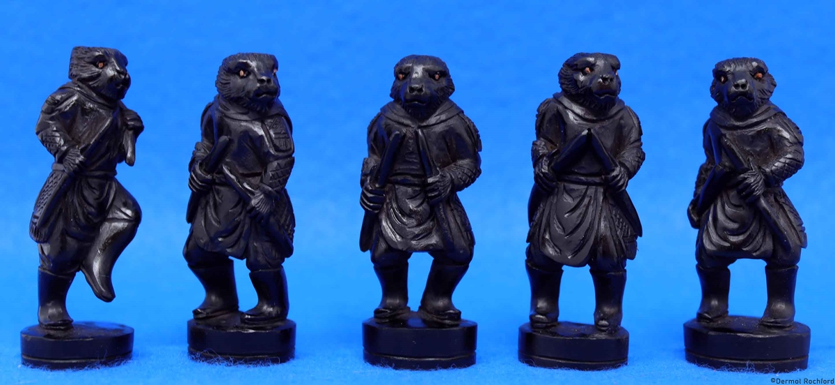 Antler Monkey Chess Set