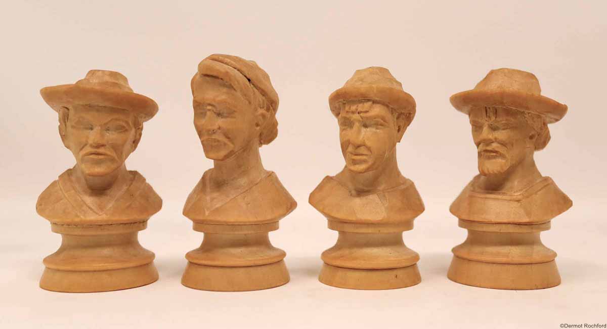 Antique German Chess Set