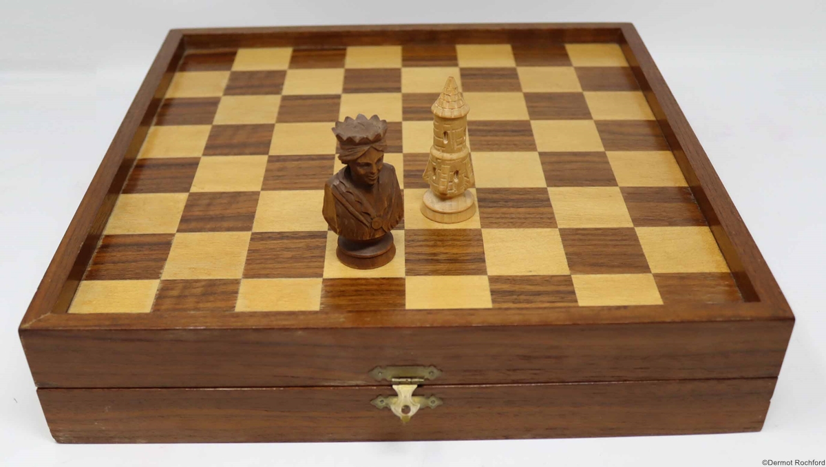 Antique German Chess Set