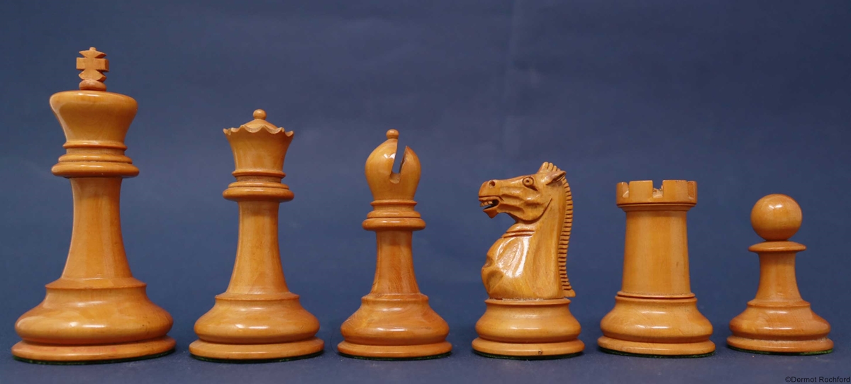 Antique Jaques Chess Set