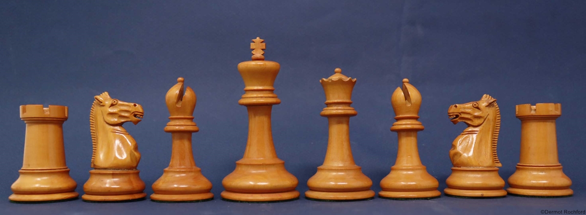 Antique Jaques Chess Set