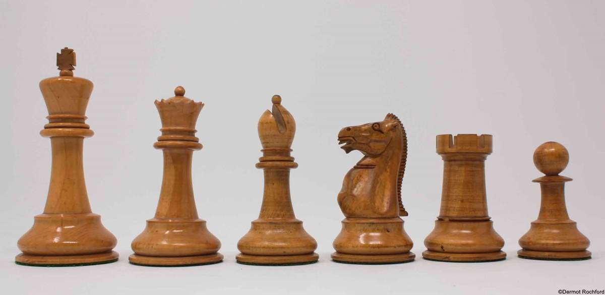 Antique Jaques Chess Set