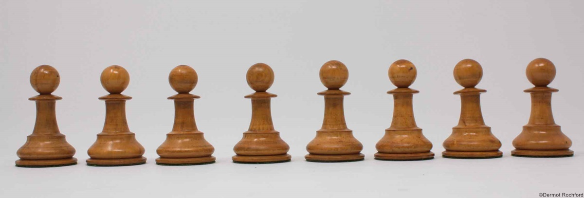 Antique Jaques Chess Set