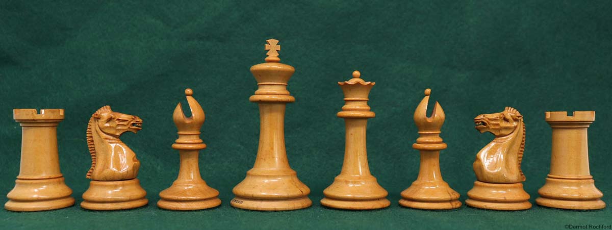 Antique Jaques Club Chess Set