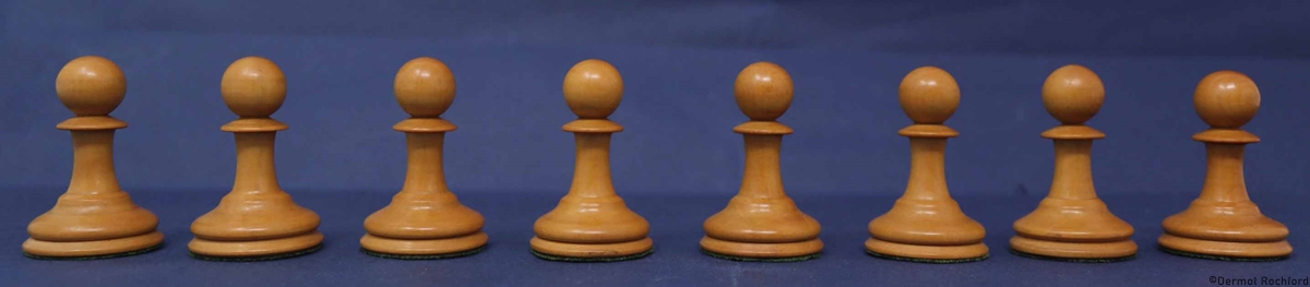 Antique Jaques Chess Set
