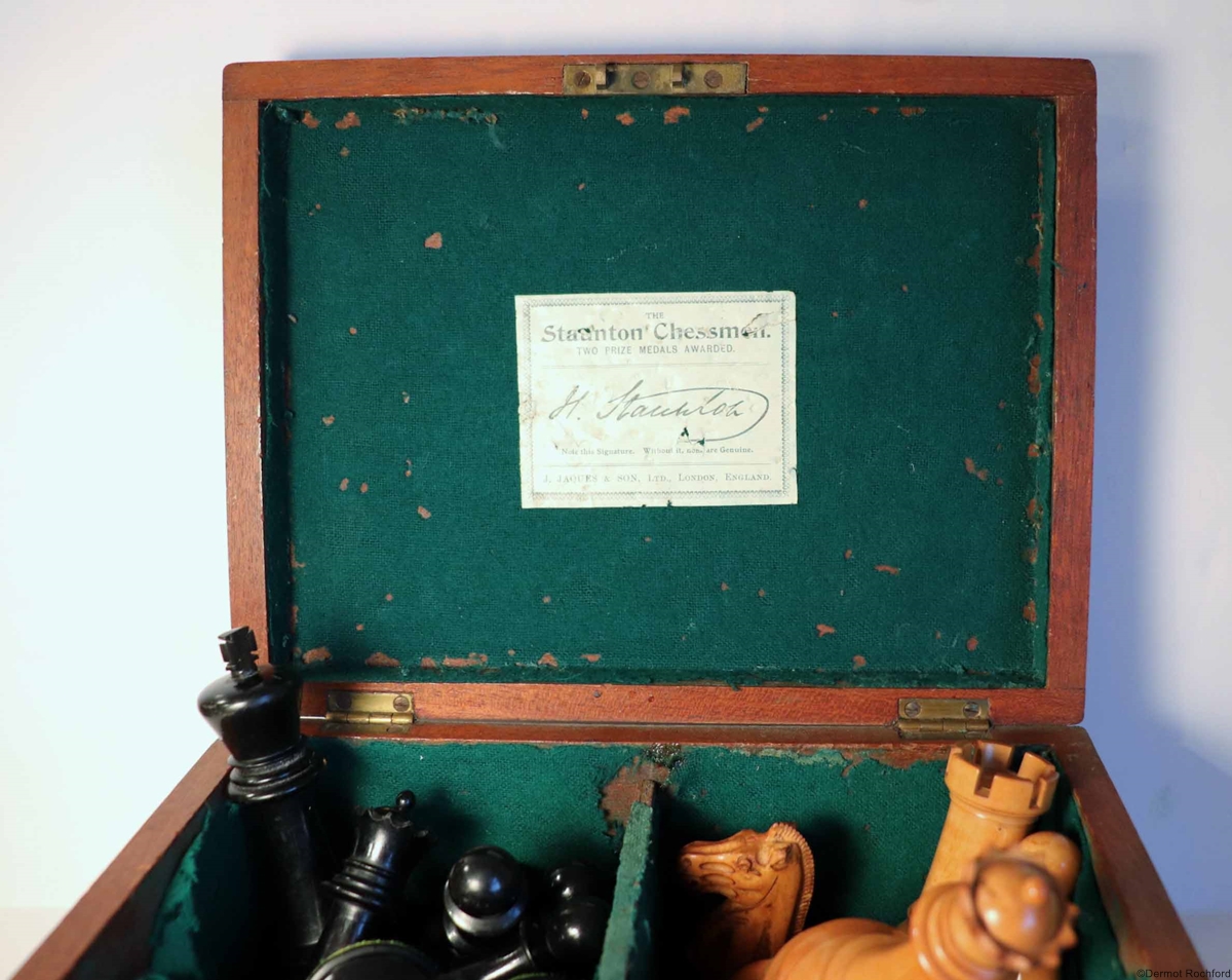 Antique Jaques Chess Set