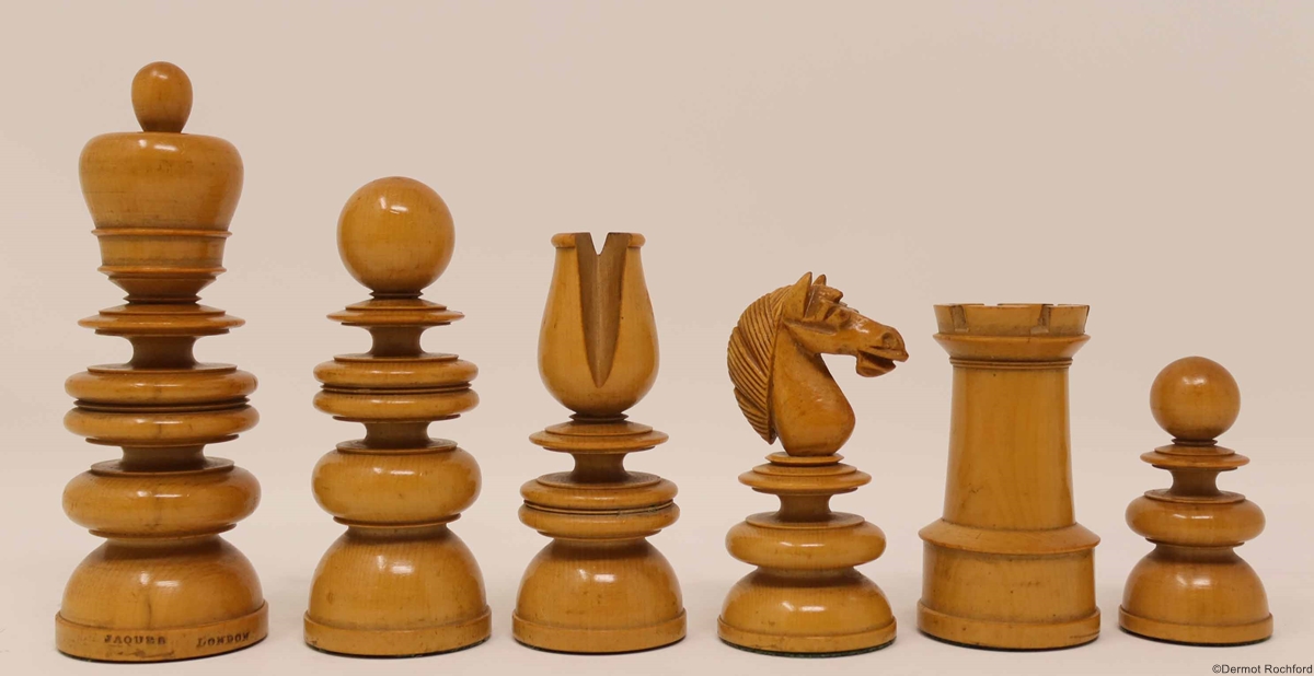 Antique Jaques chess set