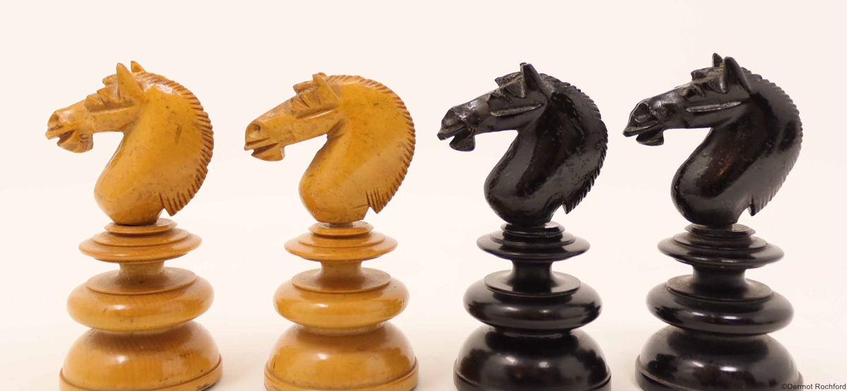 Antique Jaques Chess Set