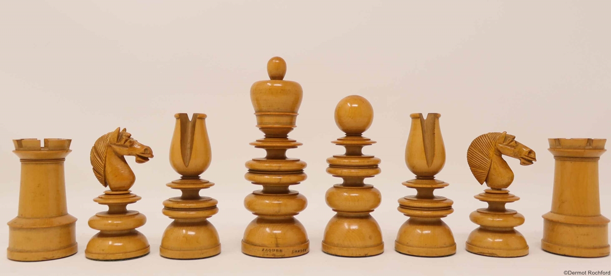 Antique Jaques Chess Set