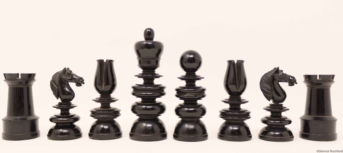 Antique Jaques Chess Set