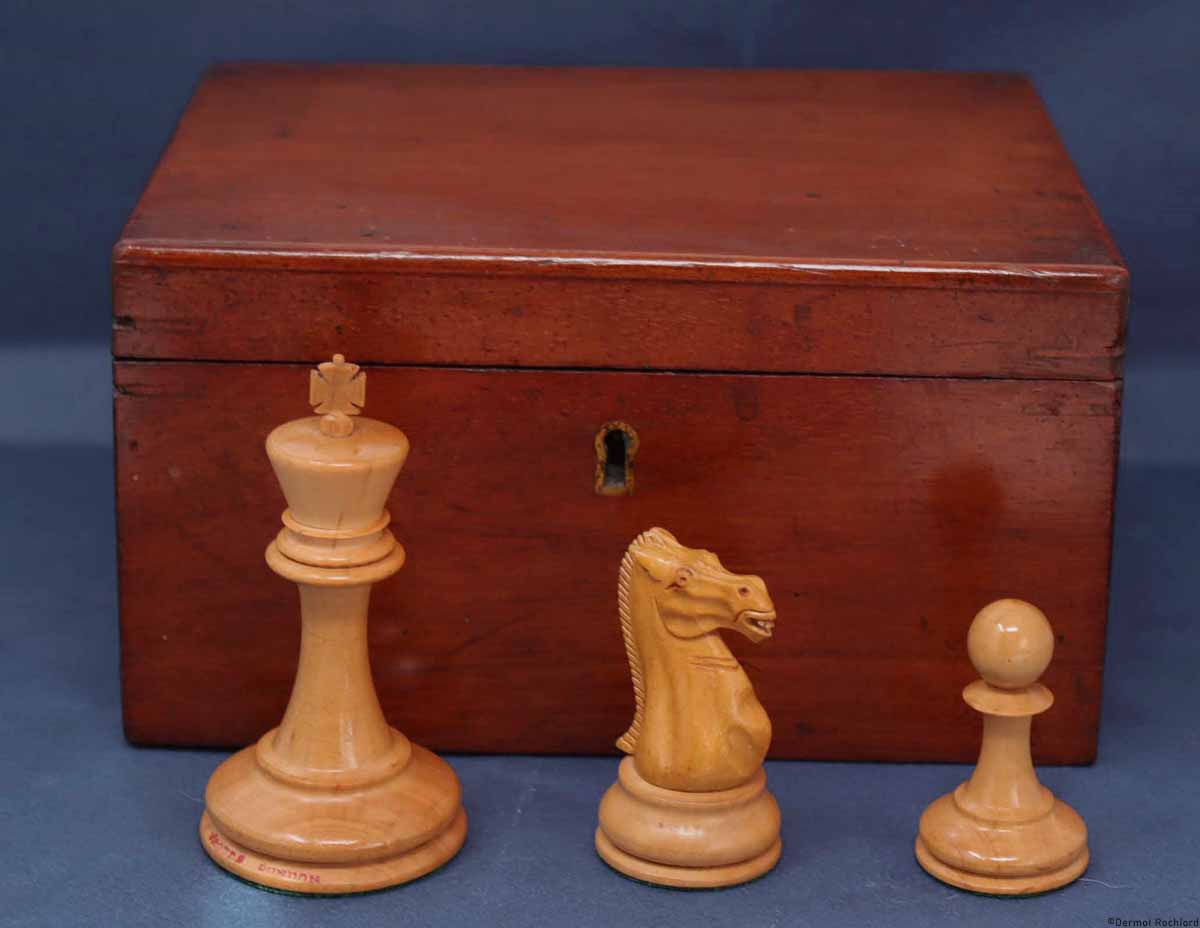 Antique Jaques Chess Set