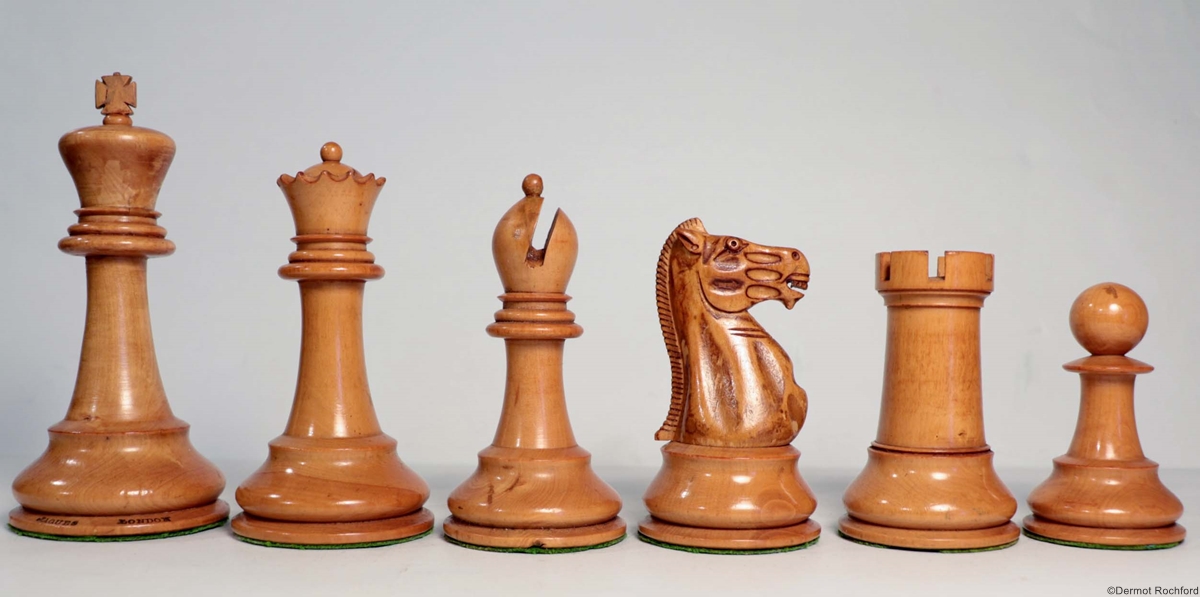 Antique Jaques Chess Set