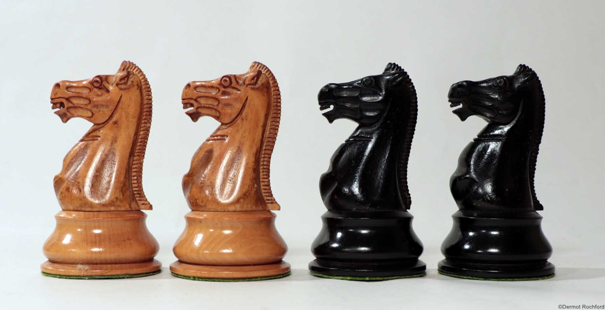 Antique Jaques Chess Set