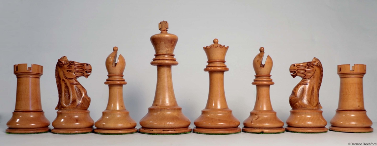 Antique Jaques Chess Set