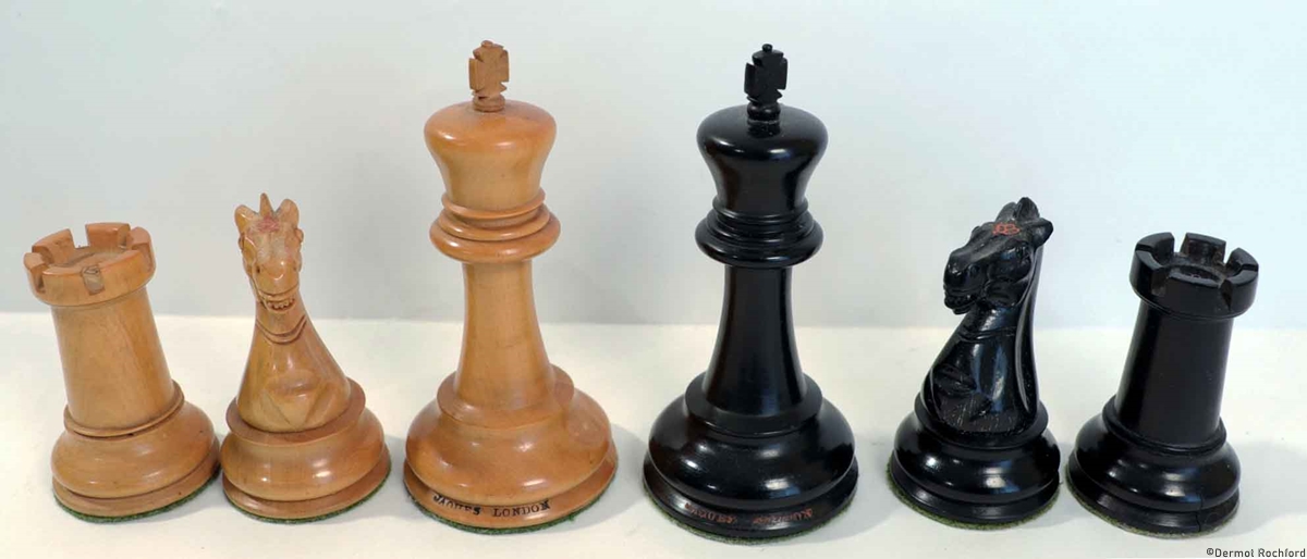 Antique Jaques Chess Set