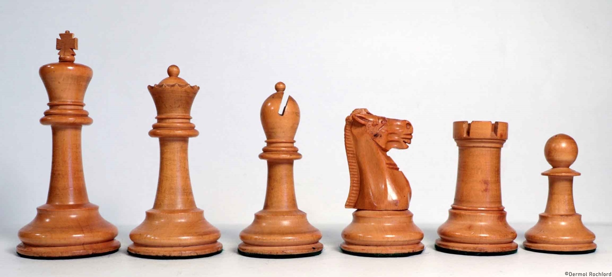 Antique Jaques Chess Set