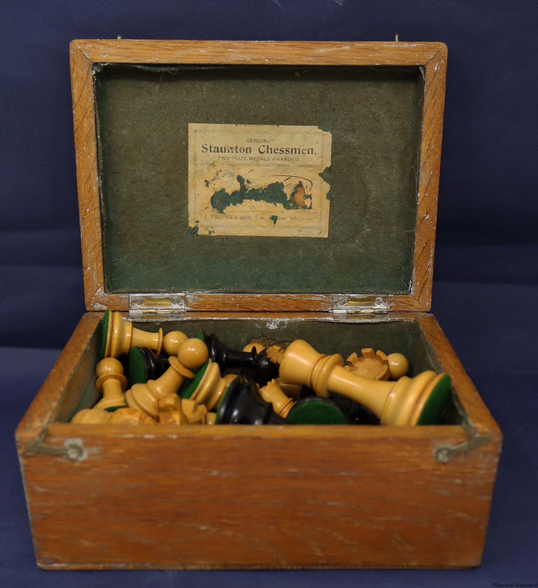 Antique Jaques Chess Set