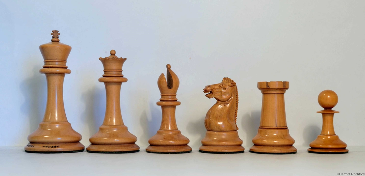 Antique Jaques Chess Set