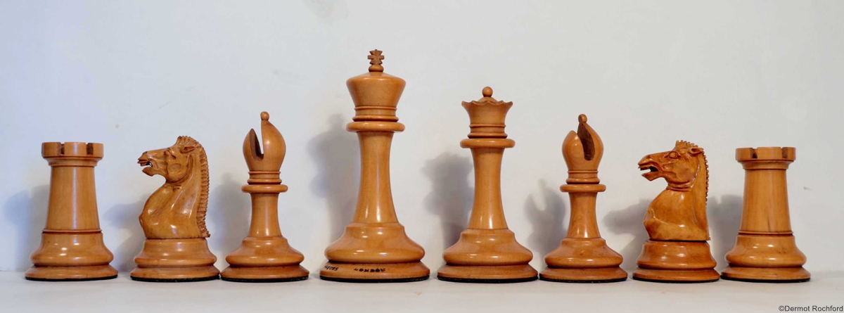 Antique Jaques Chess Set