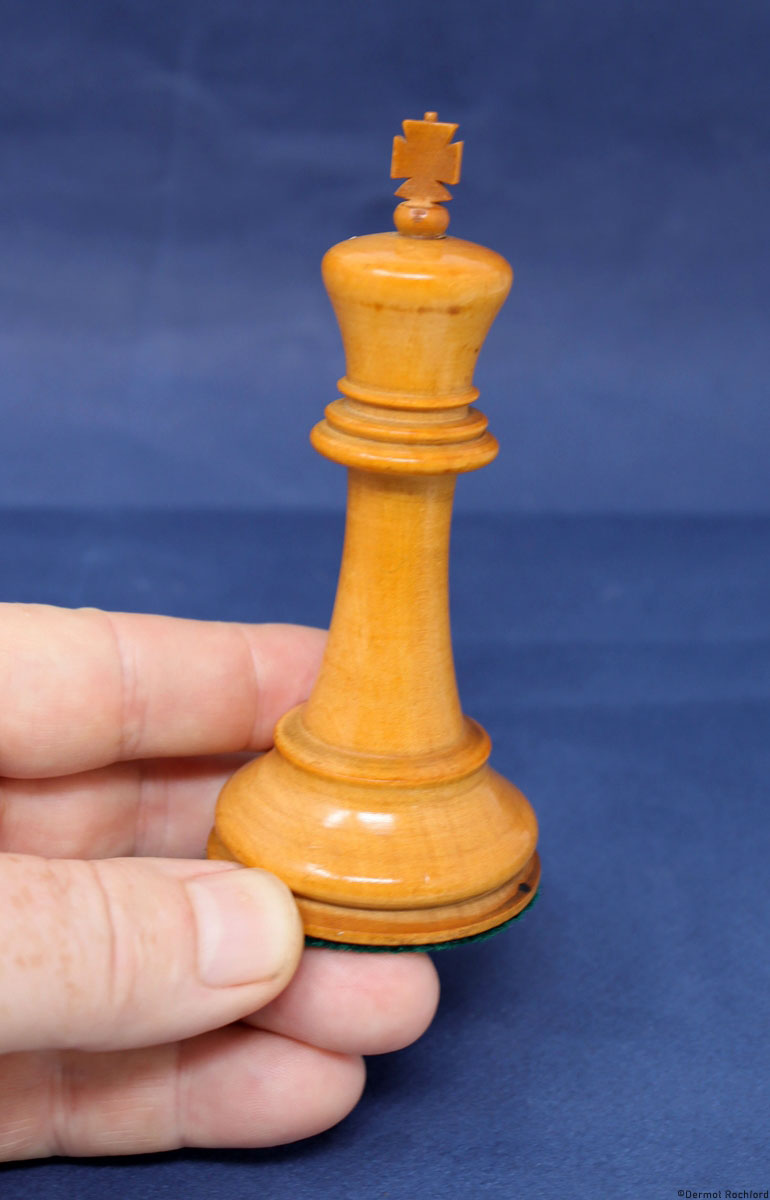 Antique English Jaques Chess Set