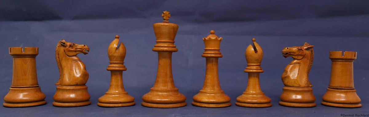 Antique Jaques Chess Set