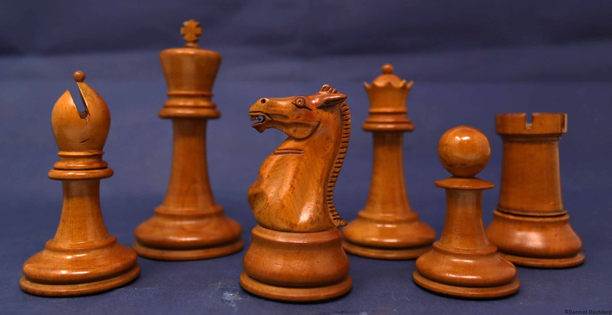 Antique Jaques Chess Set