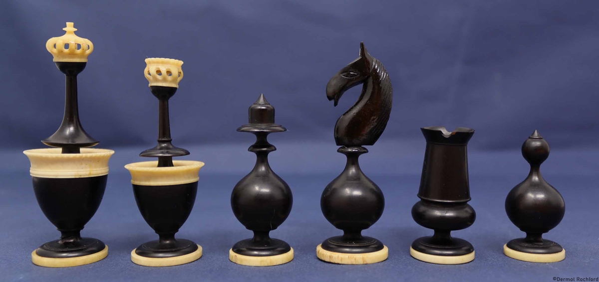 19th Century French Lyon Chess Set