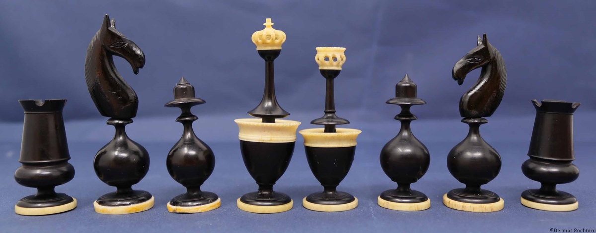 19th Century French Lyon Chess Set