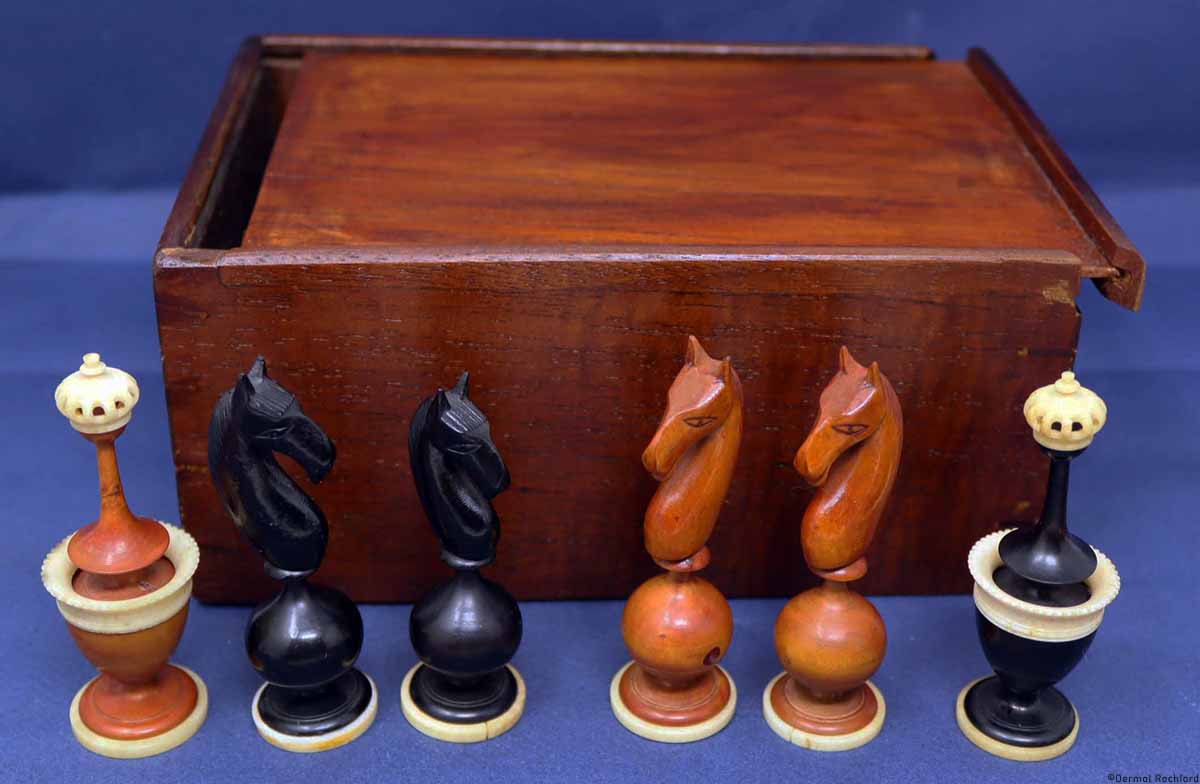 19th Century French Lyon Chess Set