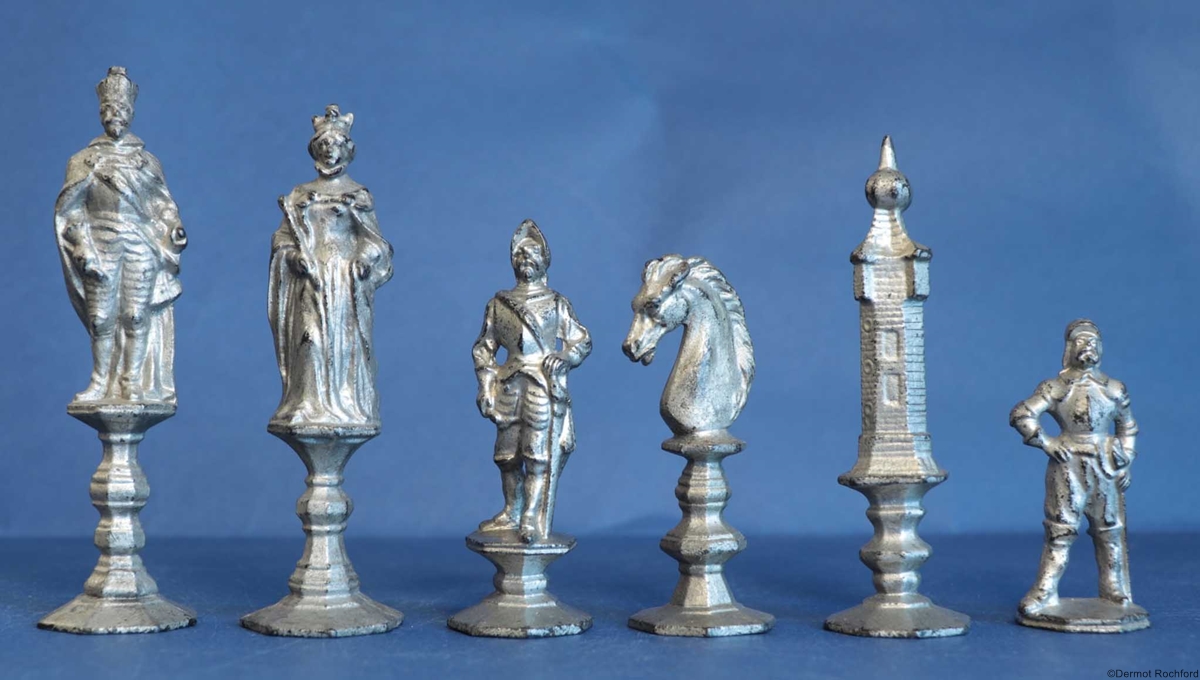 German Zimmerman Iron Chess Set