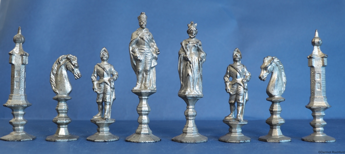 German Zimmerman Iron Chess Set