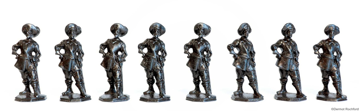 German Zimmerman Iron Chess Set