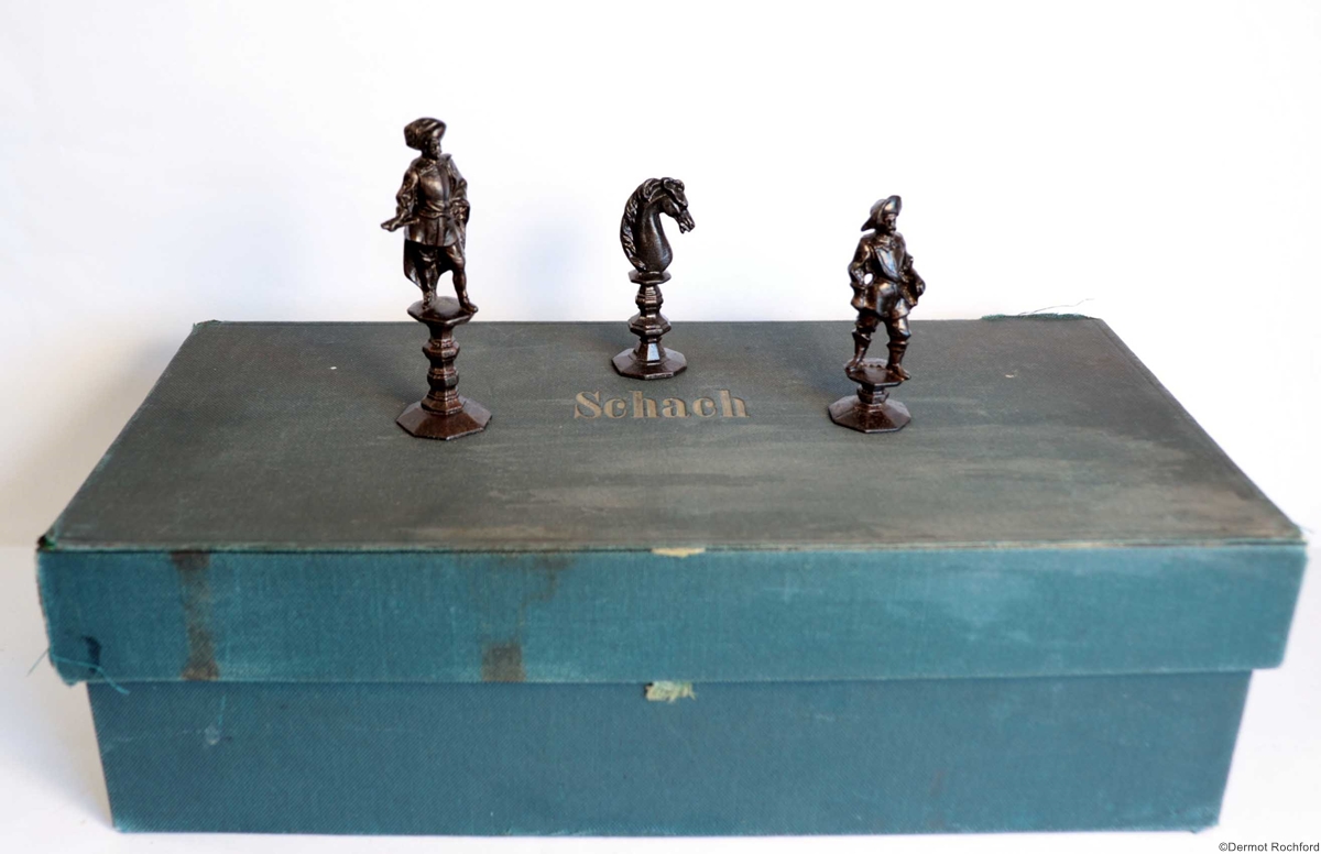 German Zimmerman Iron Chess Set