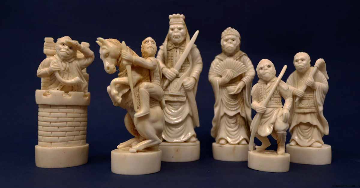 Carved Chess Set