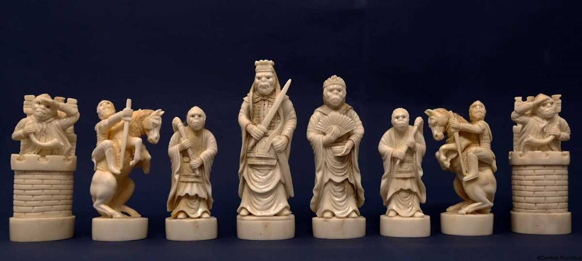 Carved Chess Set