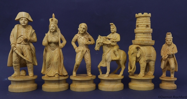 Finely Hand Carved Chess Set