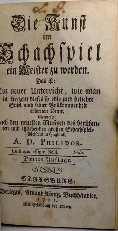 Philidor Antique Book