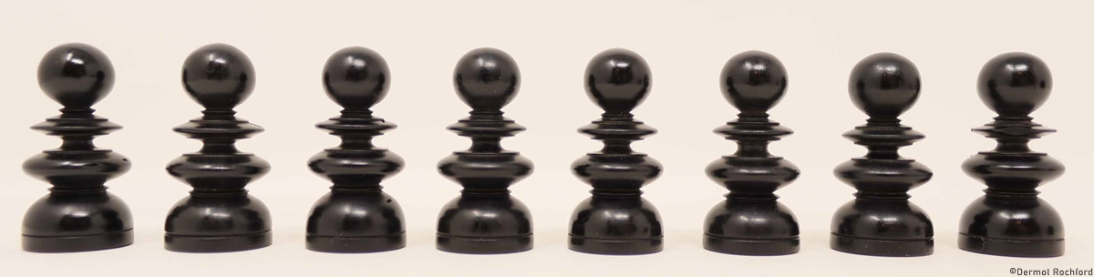 Antique English Chess Set
