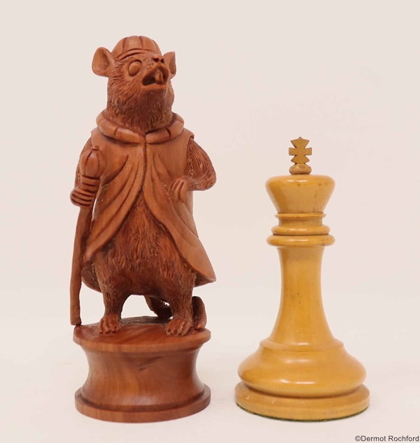 Antique Rat Chess Set