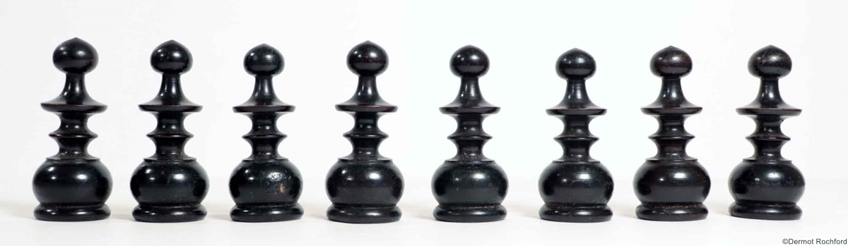 Vintage French Regence Chess Set