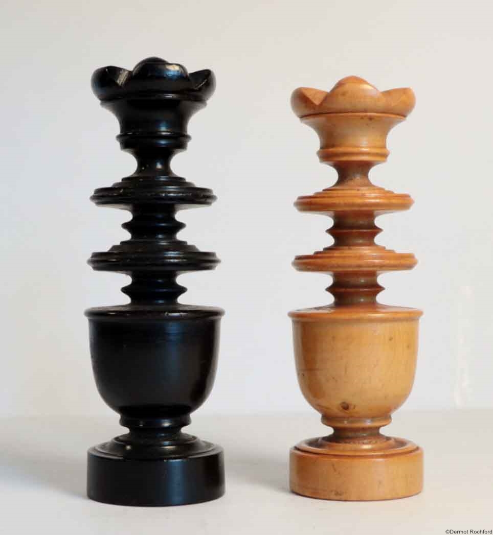 Vintage French Regence Chess Set