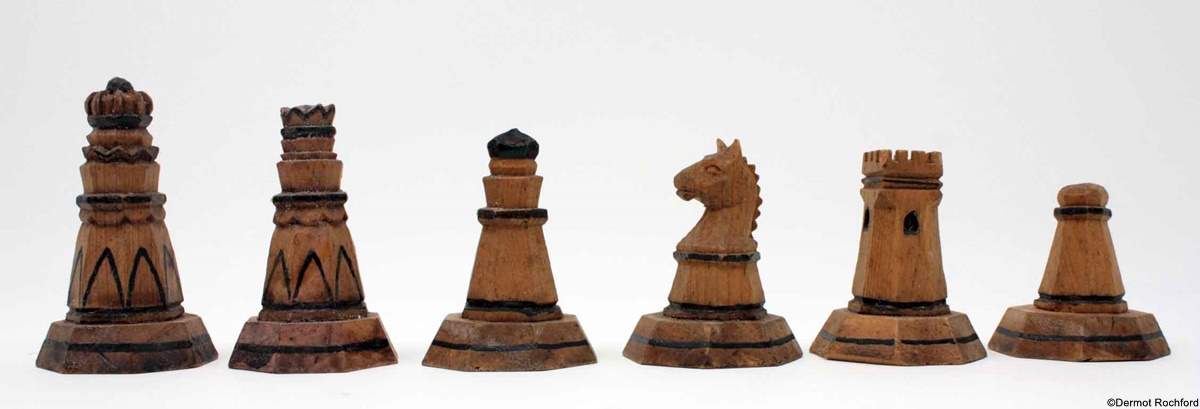 Antique Russian Chess Set