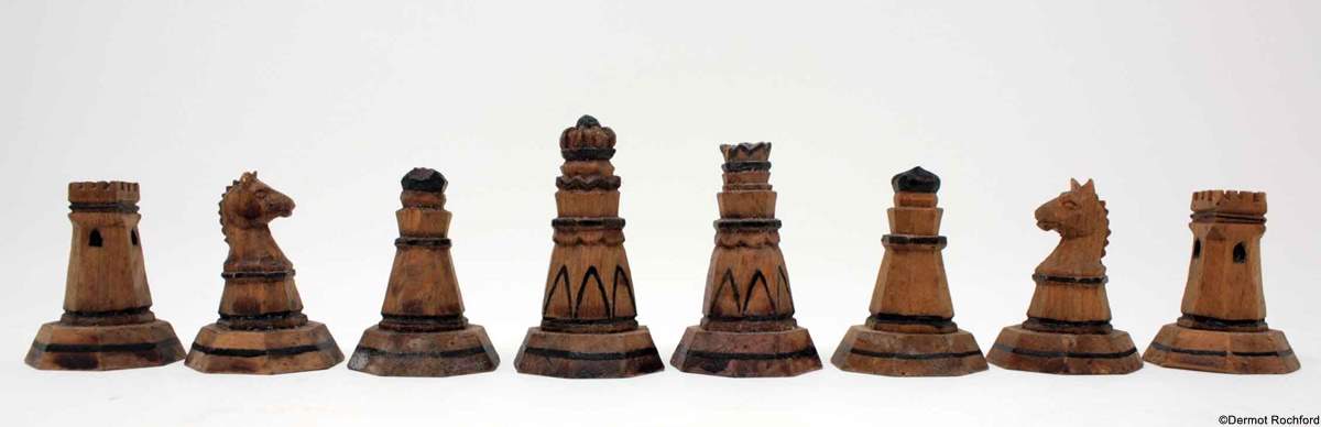 Antique Russian Chess Set
