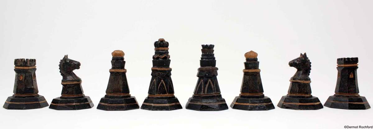 Antique Russian Chess Set