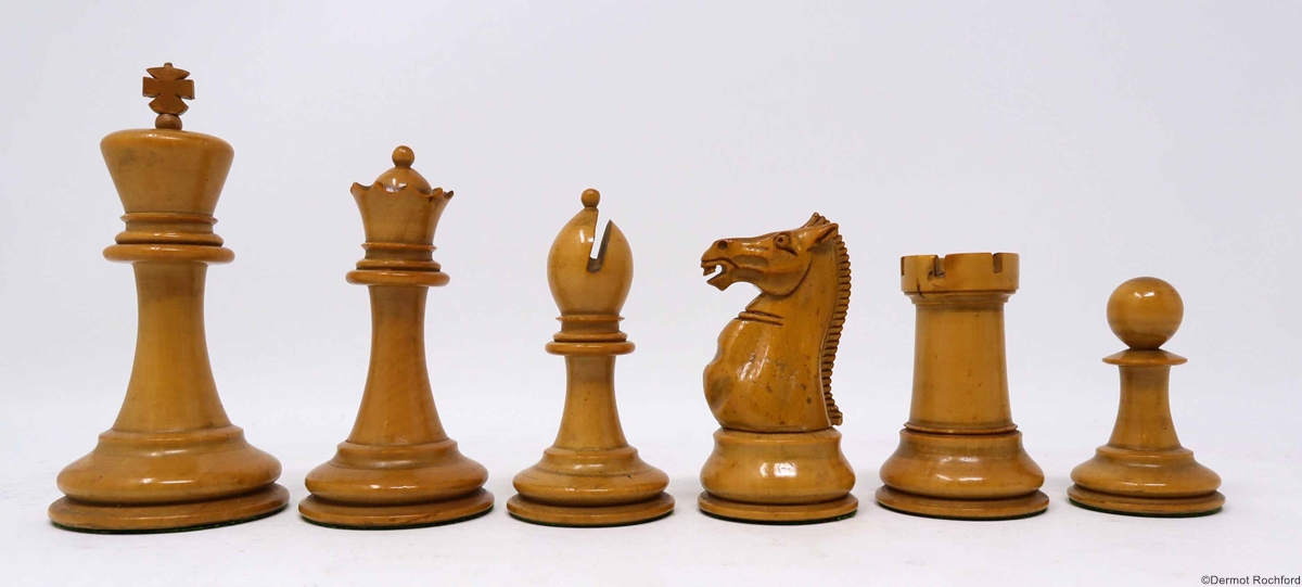 Antique Jaques Chess Set