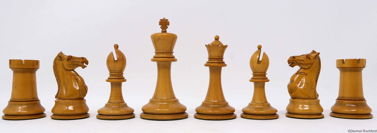 Antique Jaques Chess Set