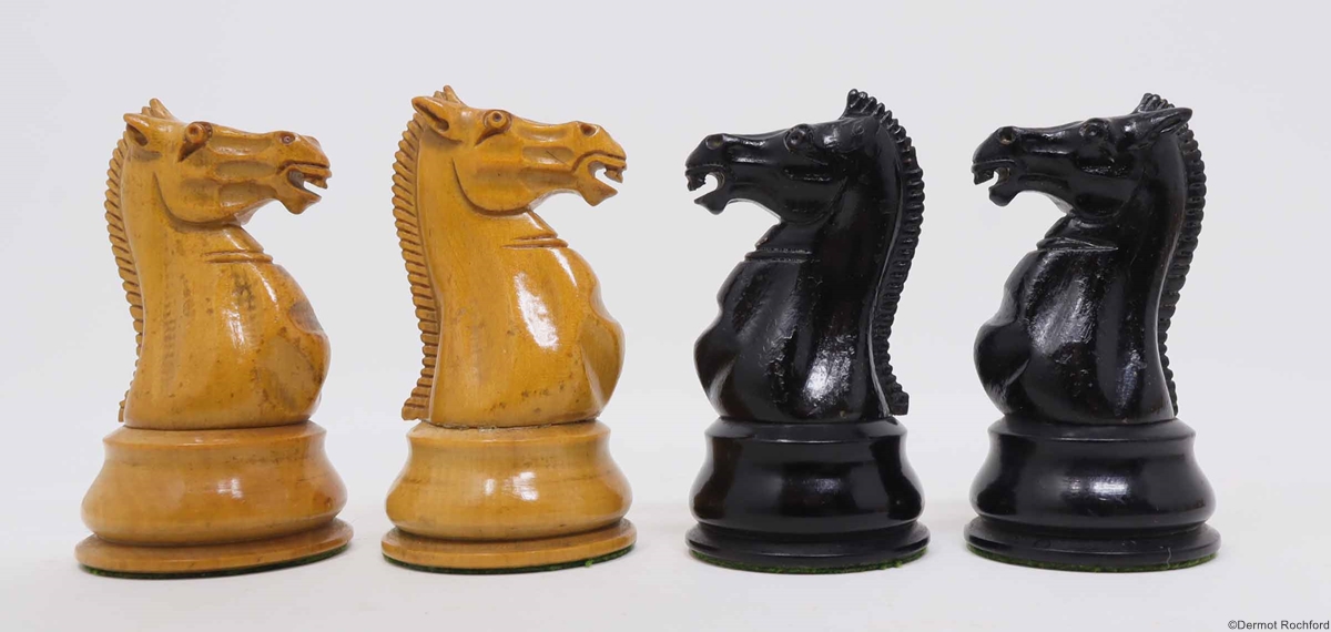 Antique Jaques Chess Set